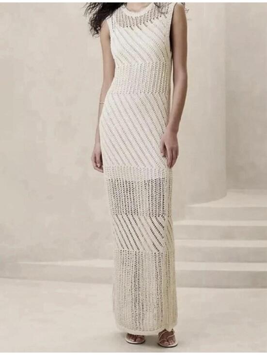 Dresses & Skirts - Banana Republic Crochet Maxi Dress